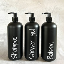 Indlæs billede til gallerivisning 500 ml shampooflaske med label