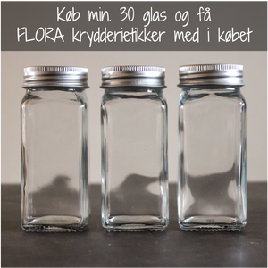 Højt krydderiglas UDEN label