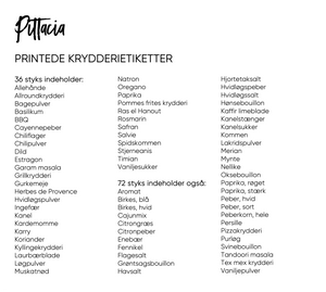 Krydderietiketter