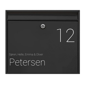 Labels til postkassen